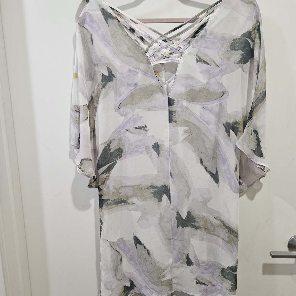 Bb Dakota Multicolor Patterned Top - image 2